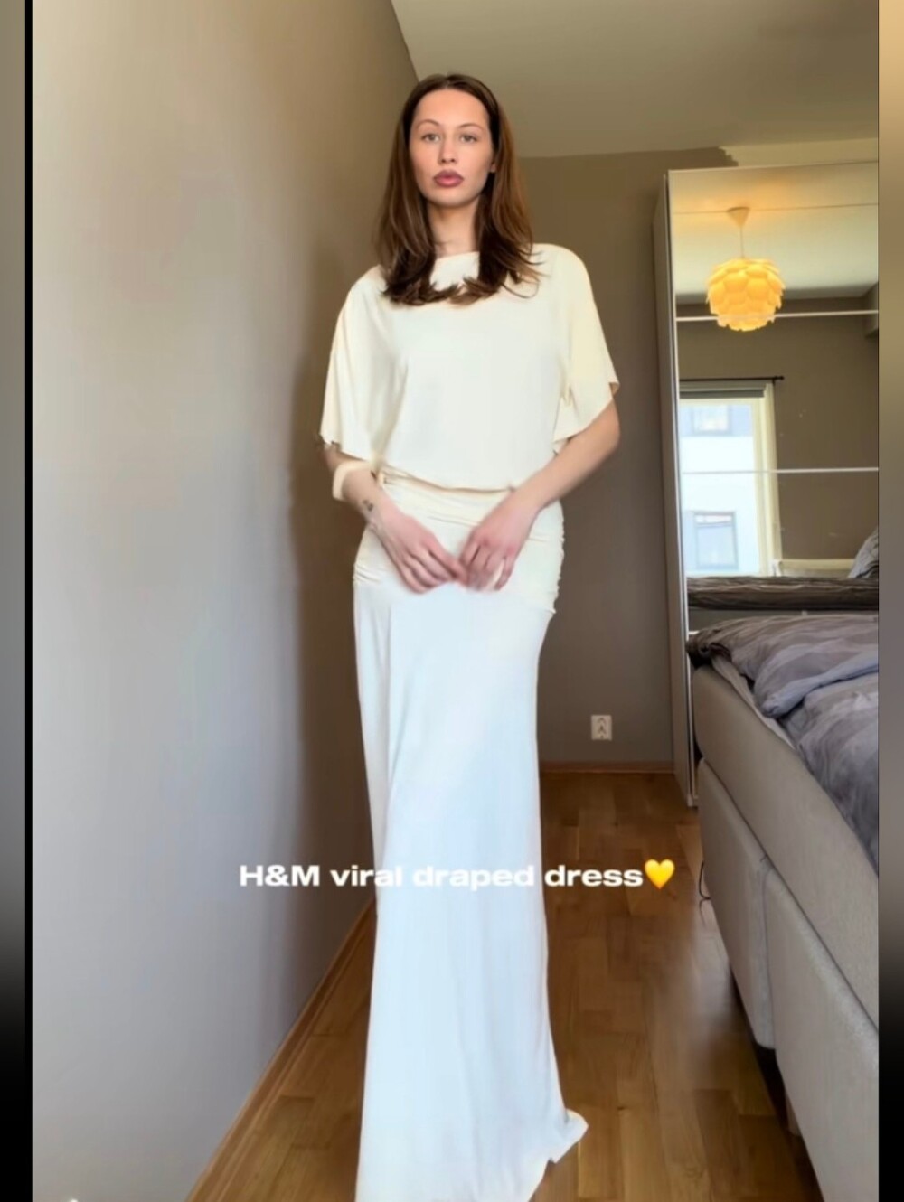 H&M Draped Maxi Long Dress - Picture 3 of 16